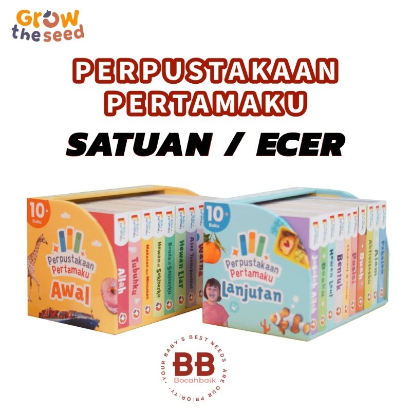 Perpustakaan Pertamaku Boardbook Satuan Grow The Seed Buku Anak Perpustakaan Pertamaku Board Book Bu