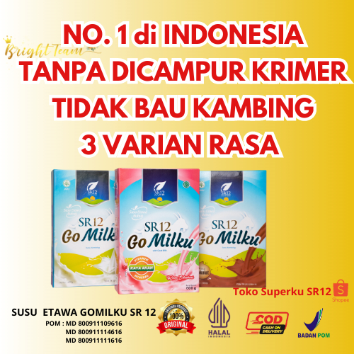 

Susu Kambing Etawa Bubuk Gomilku Kualitas Platinum Tanpa Gula Krimer Tidak Bau Amis 200gr 600gr
