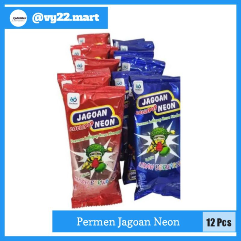 

Permen Lollipop Jagoan Neon Permen Jadul 1 renceng isi 12Pcs