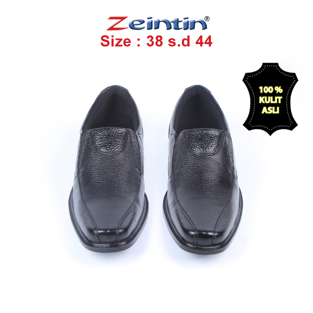 Zeintin - Sepatu Pantofel Pria Kulit Asli Sepatu Santai Slip On Sepatu Keja  Zeintin AJ