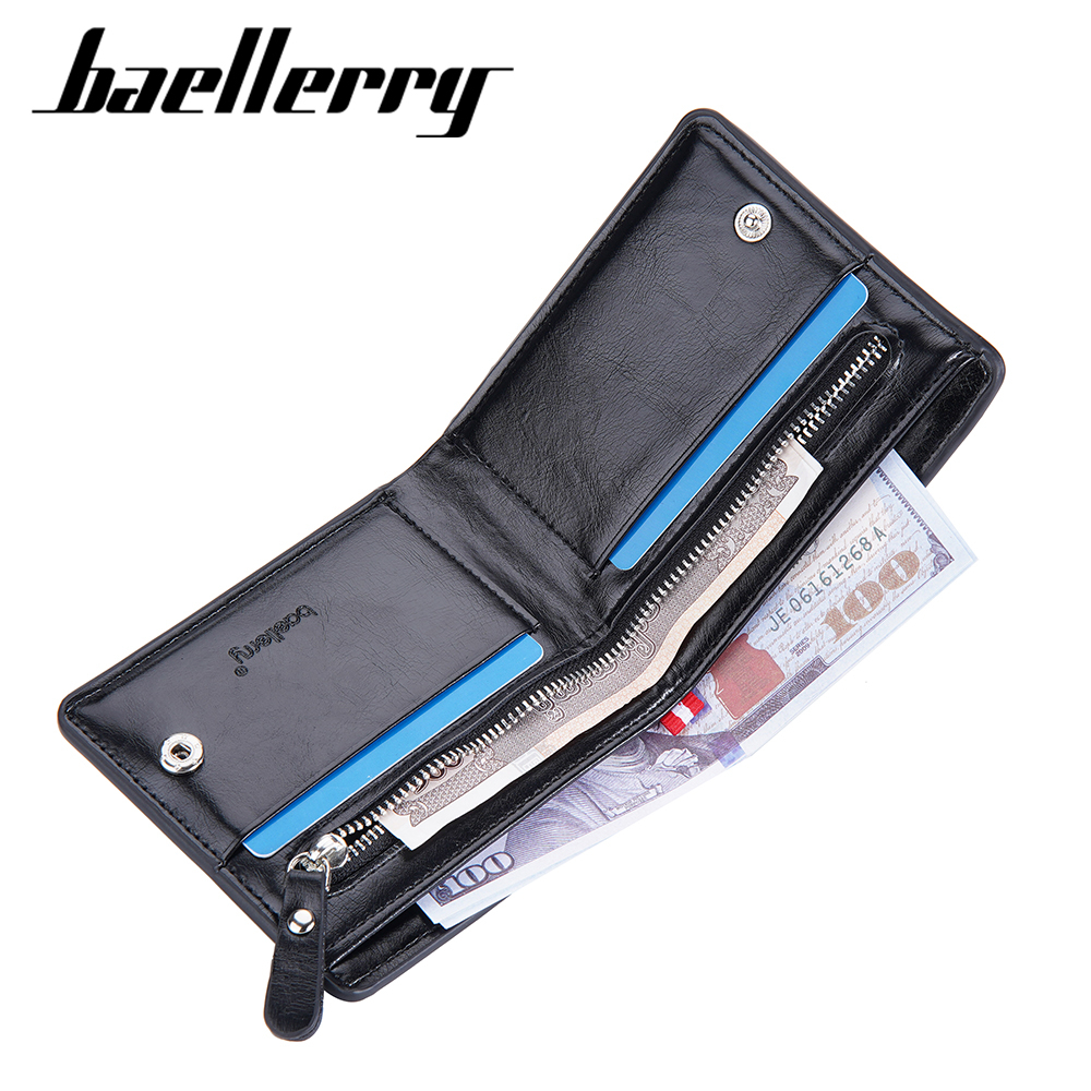 BAELLERRY D3243 Dompet Pria Bahan Kulit PU Leather Premium WATCHKITE WKOS