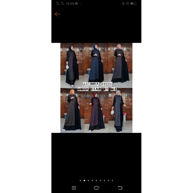 MALINNA DRESS MONA SYARI BY ME