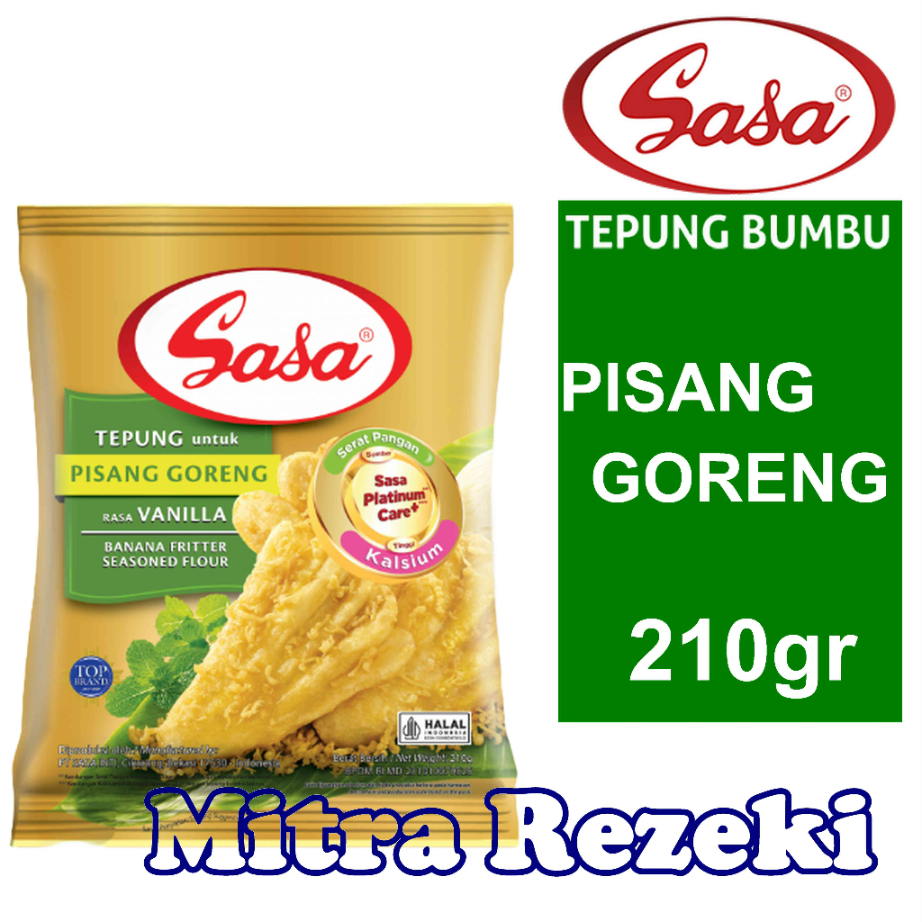 

SASA PISANG GORENG 210gr TEPUNG BUMBU MASAK INSTAN