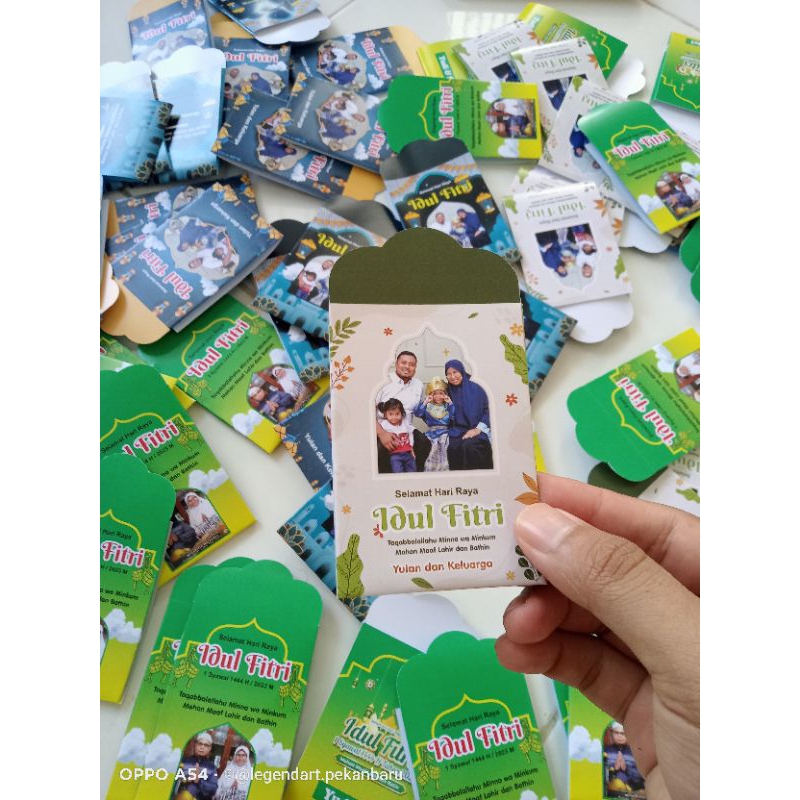 

[Isi 15 pcs] Cetak Amplop Lebaran THR Custom + Foto - Amplop THR Custom Foto Free Desain