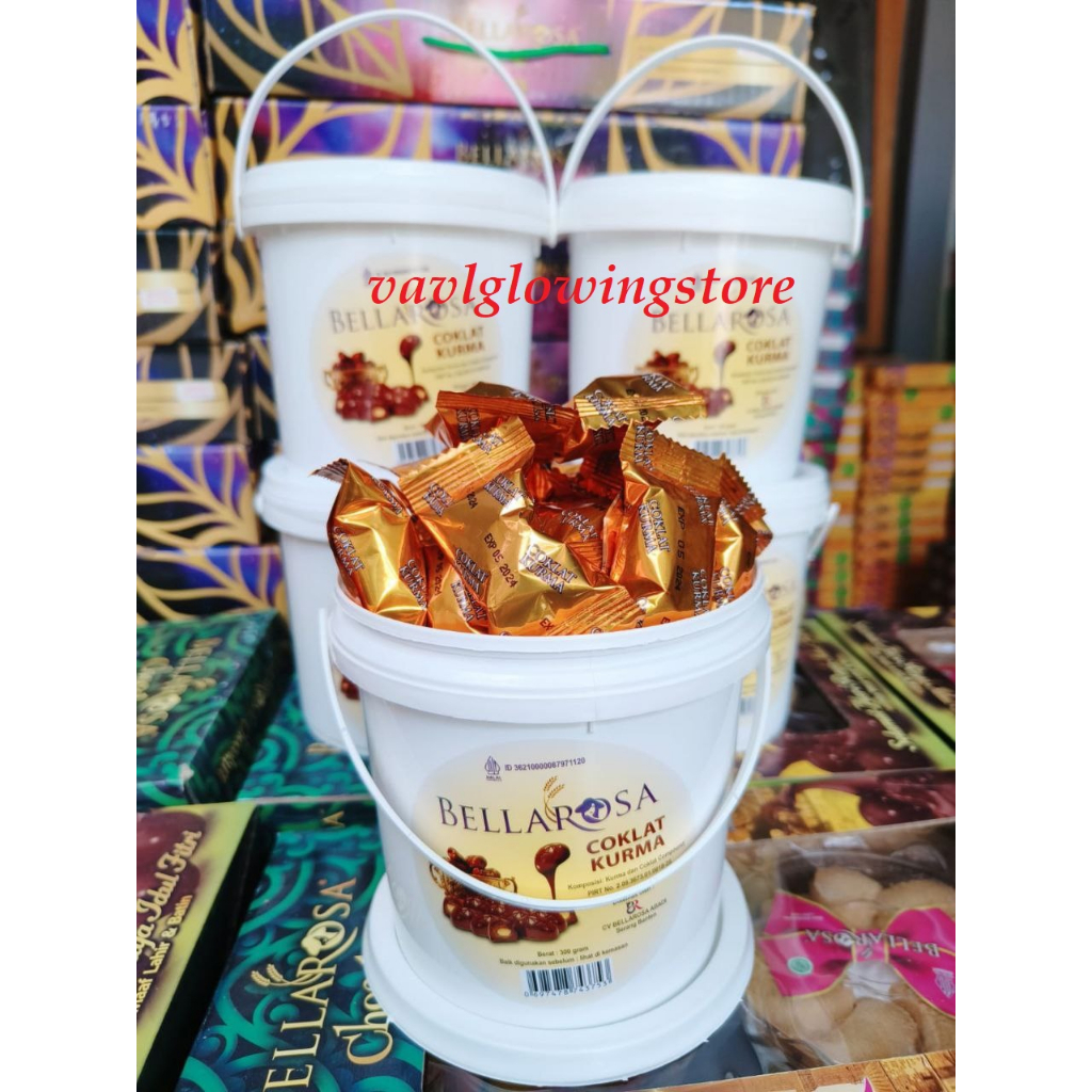 bellarosa coklat kurma kaleng