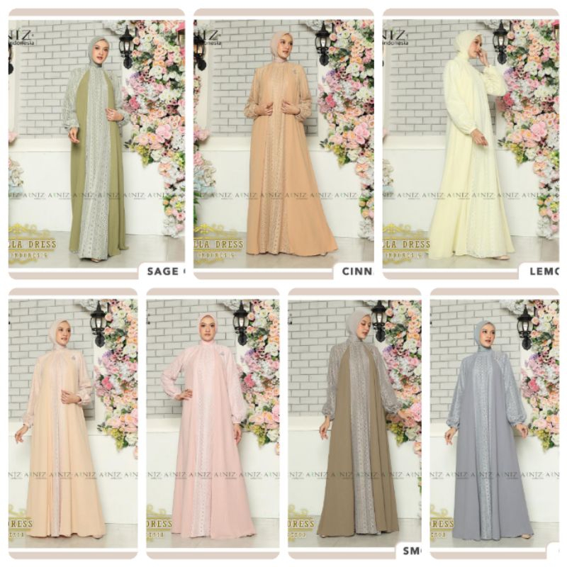 Khasilla Dress by Arniz Collection/Gamis Lebaran/Raya Dress