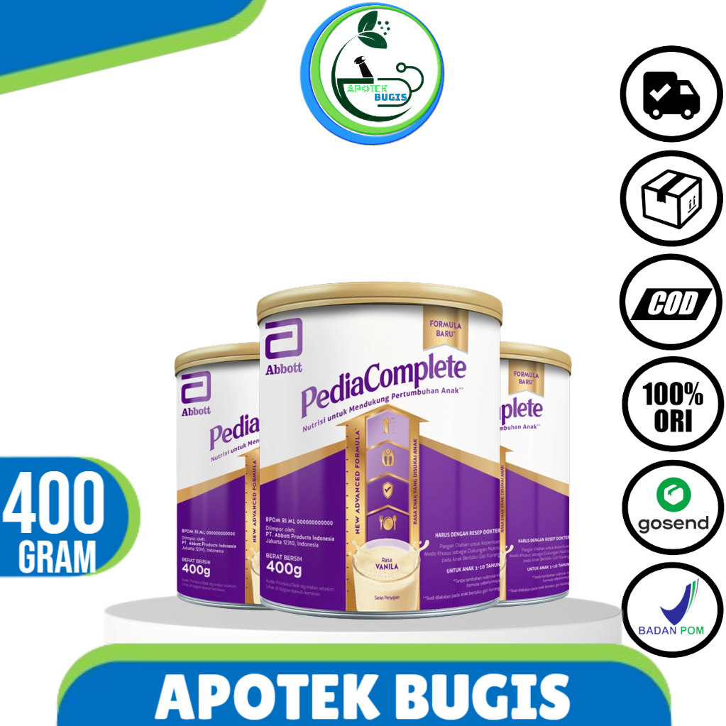 PediaComplete 400g Vanila / Pediasure Complete 400gr Vanila / Pediasure Complete 400 gr Vanila