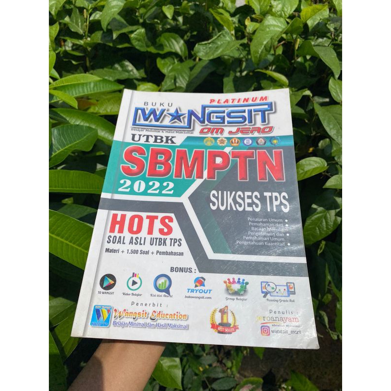 (Boleh Nego) PRELOVED Wangsit UTBK SBMPTN 2022 Sukses TPS
