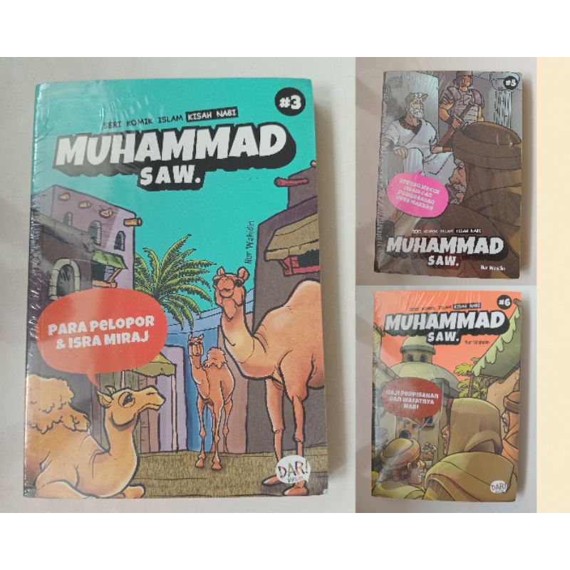 SKI Seri Komik Islam Kisah Nabi Muhammad SAW (Jilid 3,5,6)