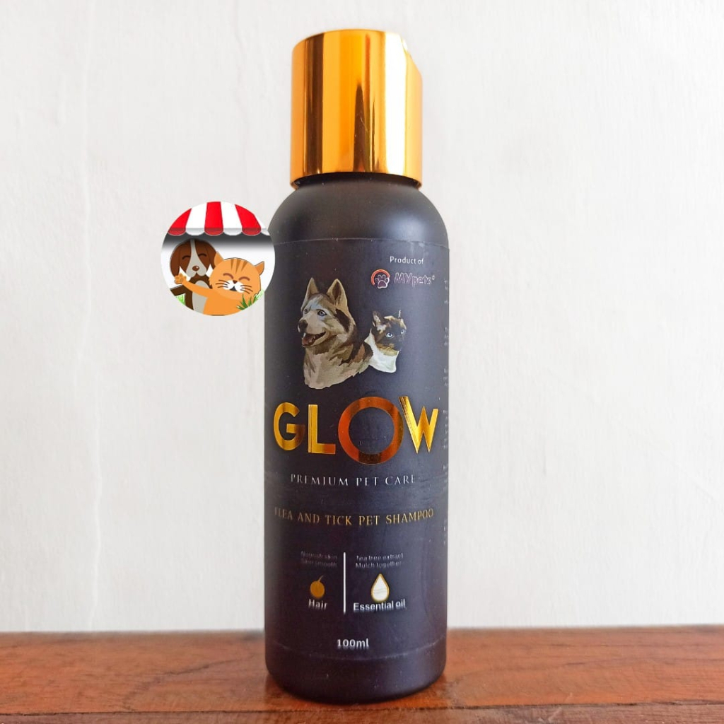 Glow Shampoo Premium Pet Care 100ml - Shampo Hewan Anjing Kucing Sampo