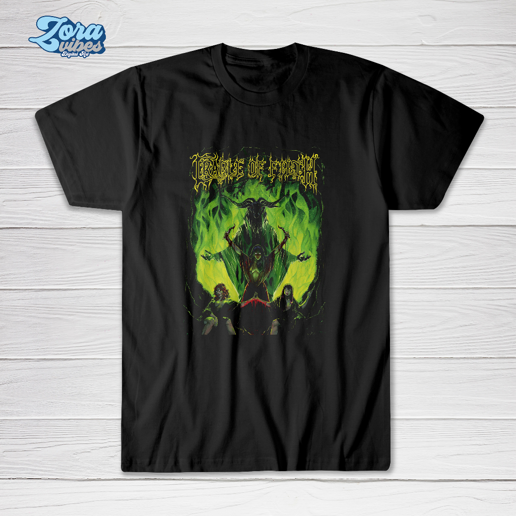 KAOS BAND / KAOS CRADLE OF FILTH / CRADLE OF FILTH GREY / BAJU MUSIK ROCK METAL