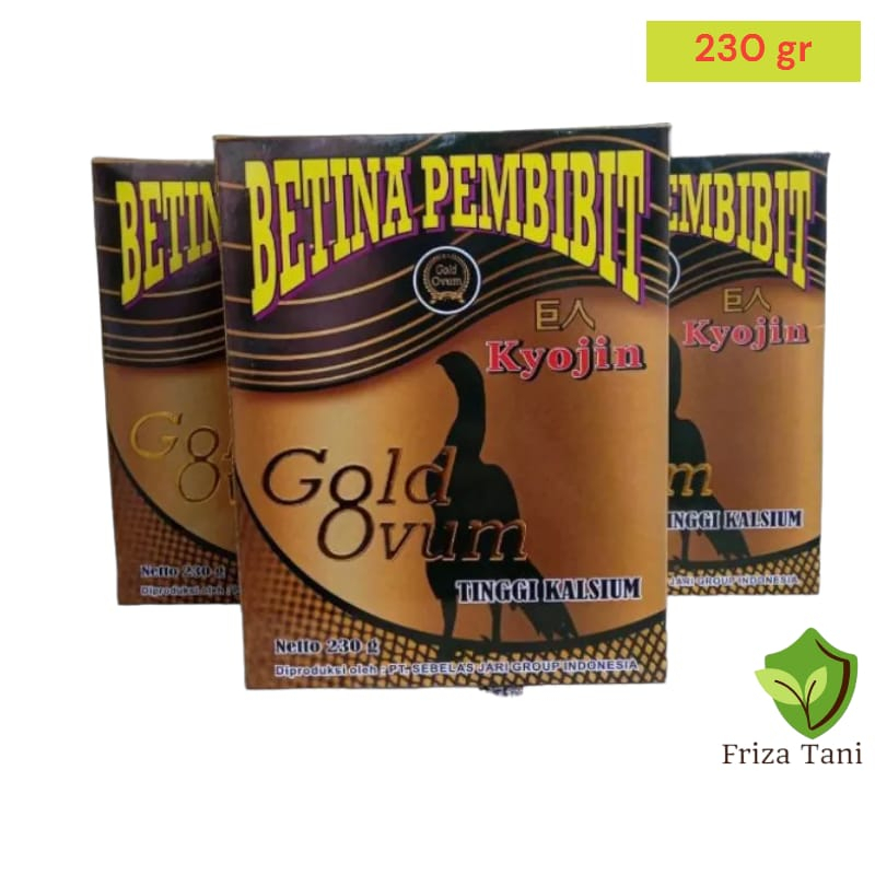 Pakan Kyojin Gold Ovum Betina pembibit 230gr Ayam Vitamin Ayam Bangkok, Ayam Laga, Ayam Laga