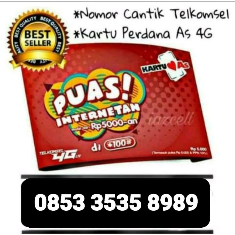 NOMOR PERDANA AS CANTIK 0853 3535 8989