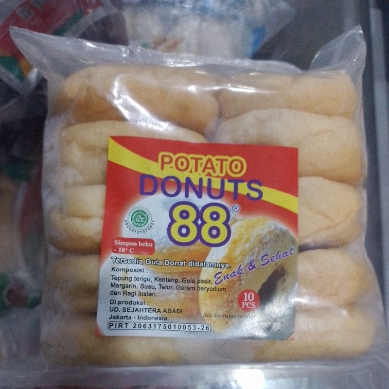 

88 Donat Kentang isi 10 pcs