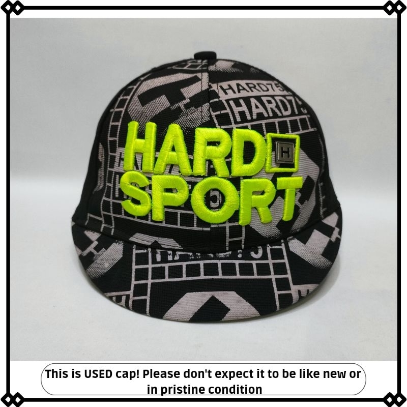 topi visor pendek bordir besar second preloved dewasa