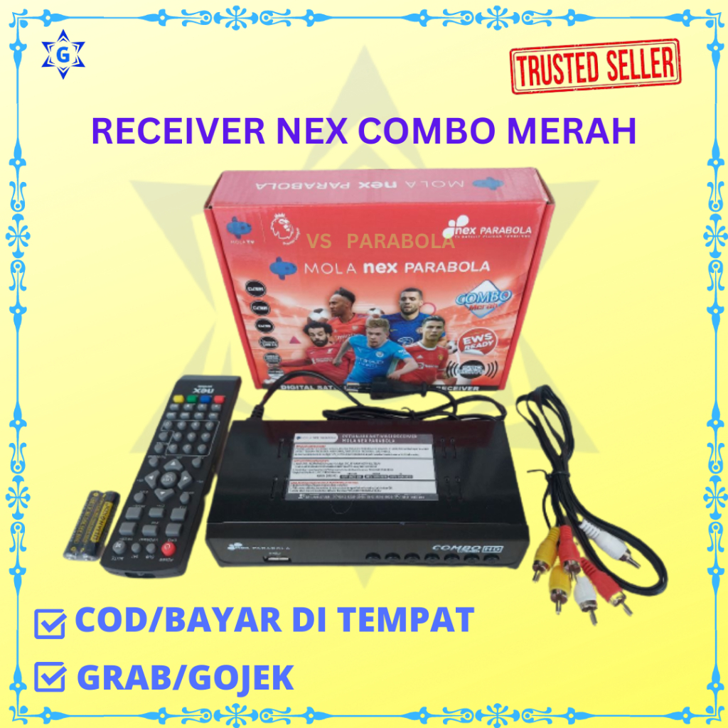 NEX RECEIVER NEX PARABOLA COMBO MERAH