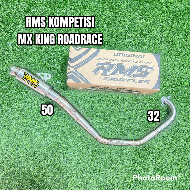 KNALPOT MX KING ROADRACE KOMPETISI RMS MUFFLER ORIGINAL