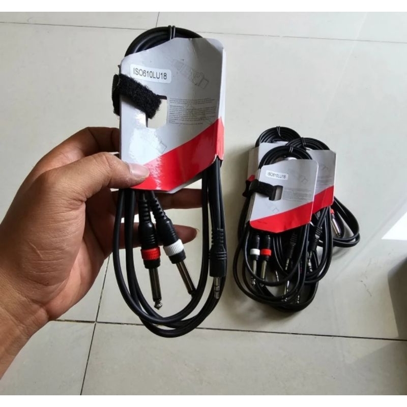 Kabel jack converter musik hp ke ampli beyer original