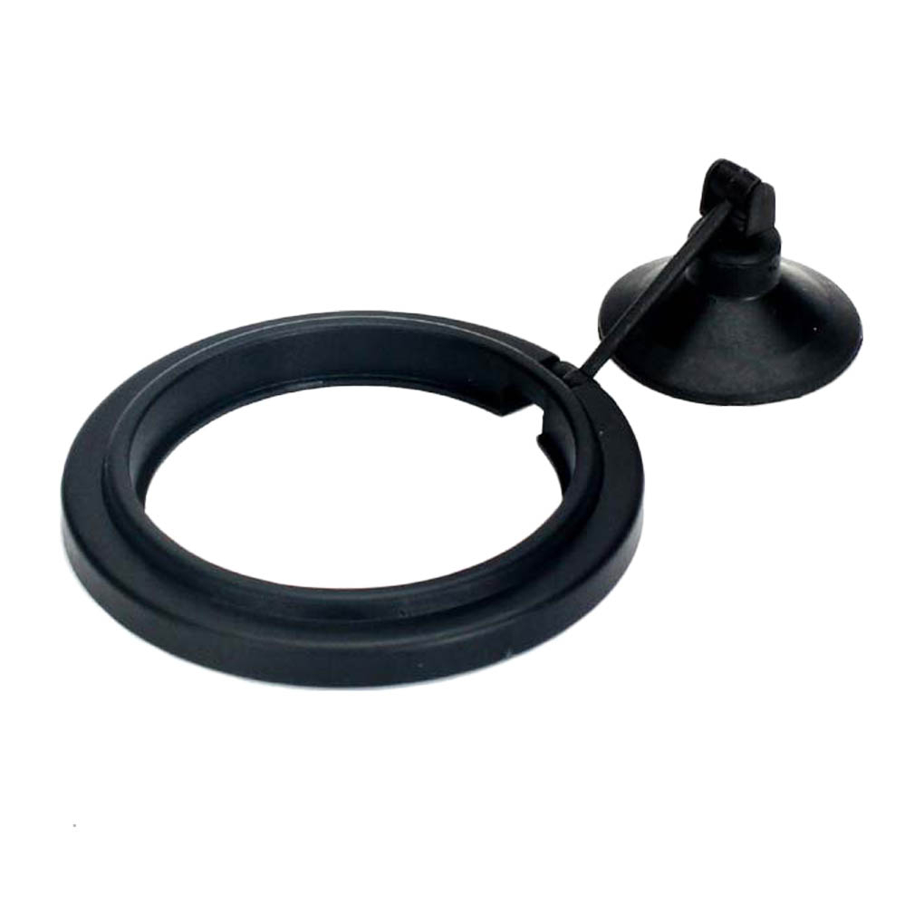 Floating Feeding Ring Aquarium Fish Feeder Tempat Pakan Ikan - KW10 - Black