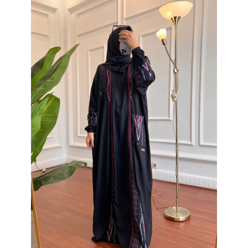 Kaftan Hitam by Anjani Store All Size