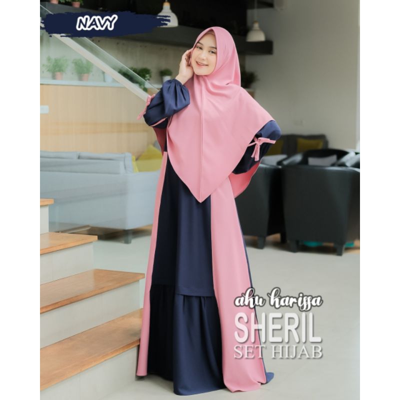 SHERIL SET HIJAB / TIARA SET HIJAB / AMEENA SET HIJAB ORIGINAL AKU KARISSA | GAMIS SET KHIMAR ITY CR