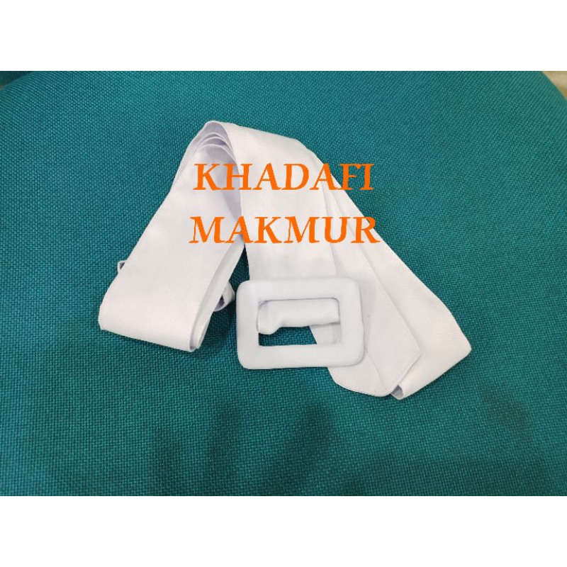 Sabuk putih/ikat pinggang baju pdu paskibra dan paskibraka