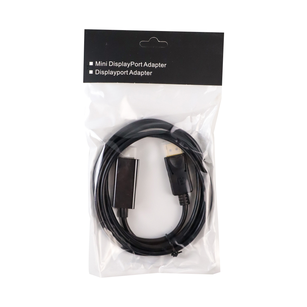 Kabel Adaptor Displayport ke HDMI 180 cm - DP102 - Black