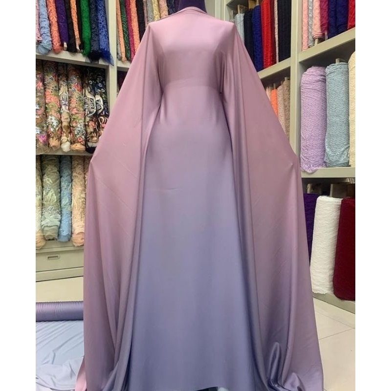 kain Armani silk ombre gradasi