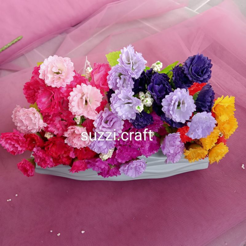 510 - Buket bunga mini anyelir / buket bunga artificial