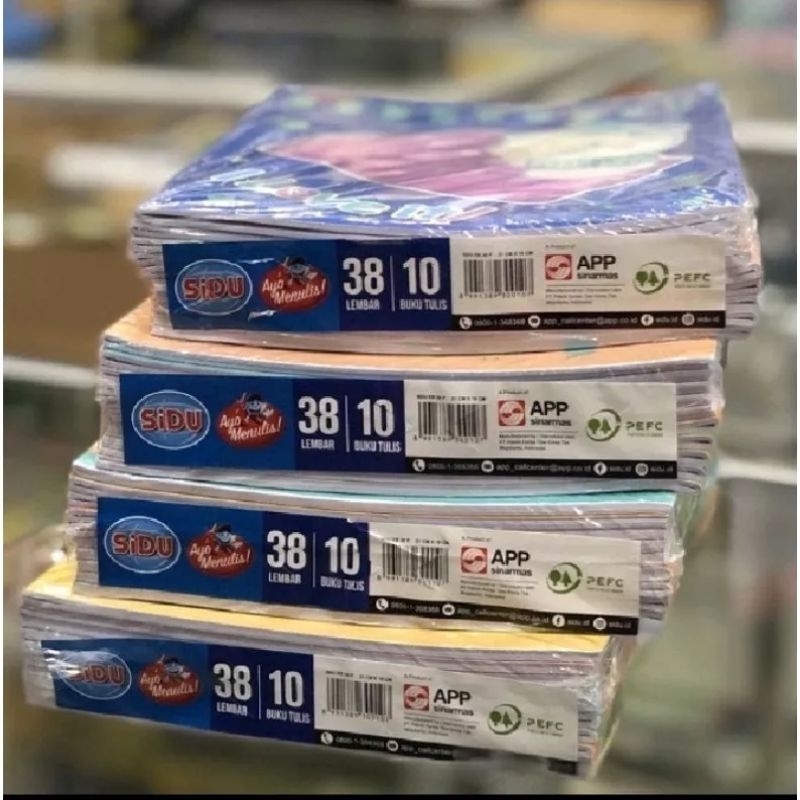 

BUKU TULIS SIDU ISI 38LBR / 10 BUKU