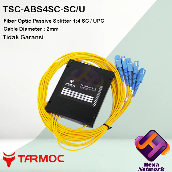 Fiber Optic Passive Spliter 1:4 SC/UPC|FO ABS PLC Box Splitter 1x4 SC