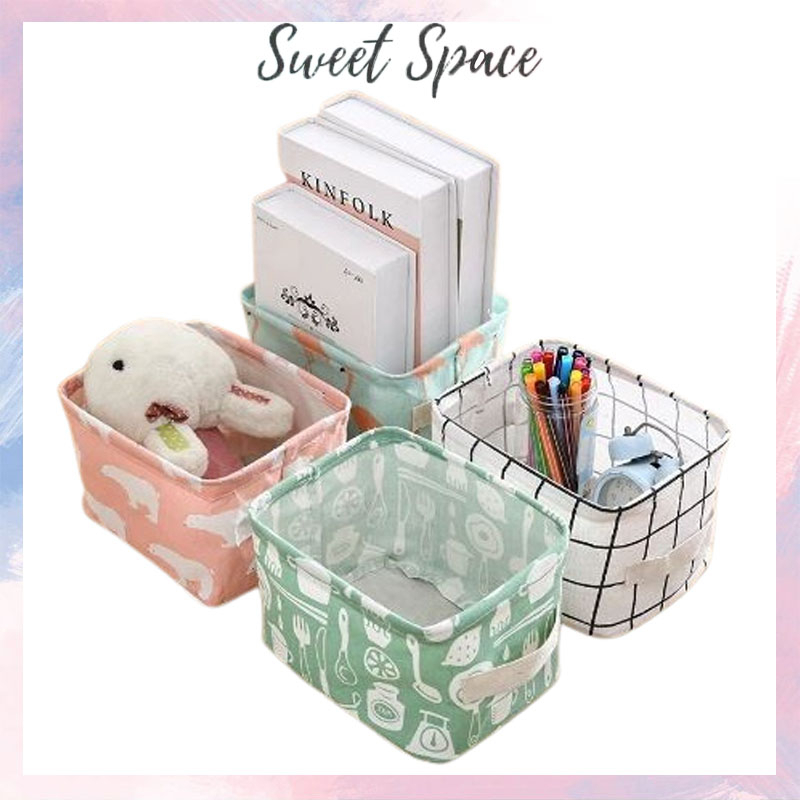 STORAGE MINI ORGANIZER KERANJANG MULTIFUNGSI LIPAT [SWEETSPACE]