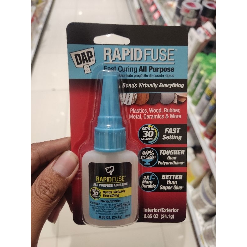 

DAP Rapidfuse lem super cair tougher 25ml/super glue multipurpose
