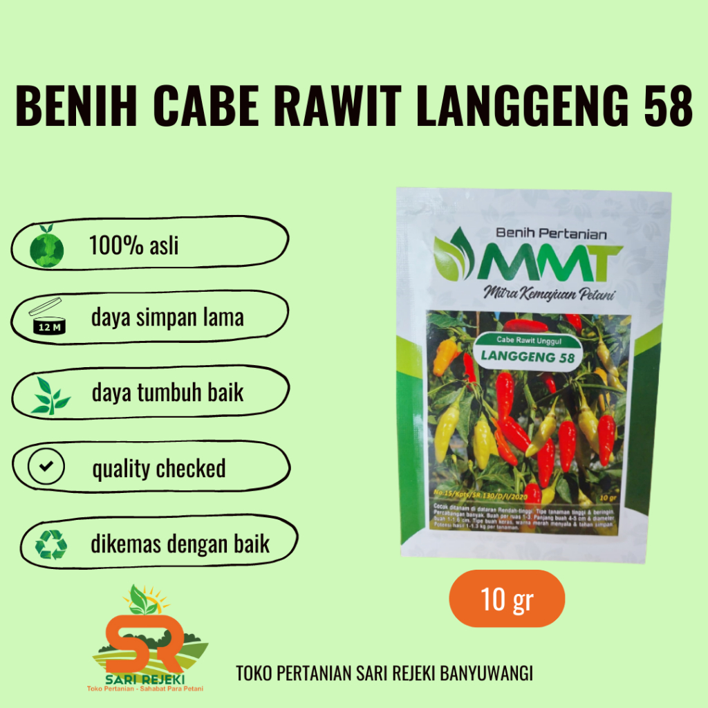 BENIH CABE RAWIT LANGGENG 58 10GRAM MMT