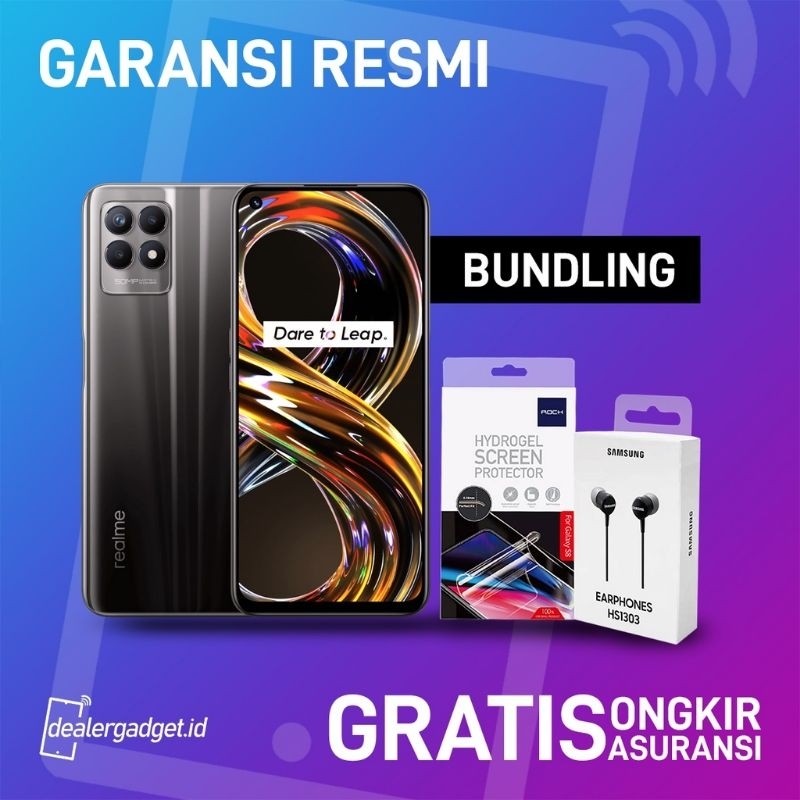 Handphone Realme 8i 6/128 GB Second Mulus Purple