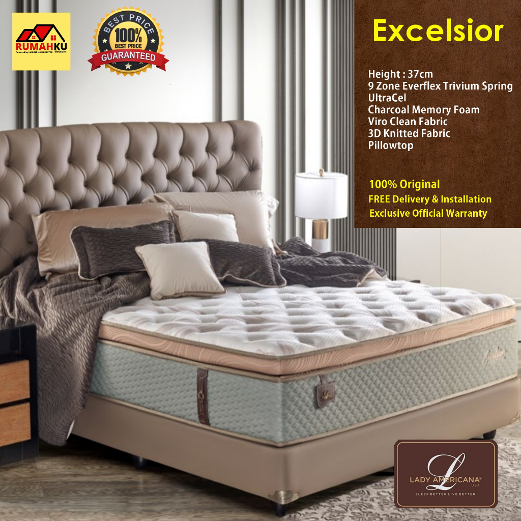 KASUR LADY AMERICANA - KASUR SPRINGBED LATEX EXCELSIOR - LADY AMERICANA