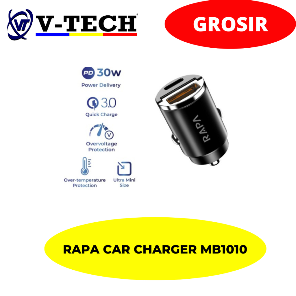RAPA CAR CHARGER MB1010