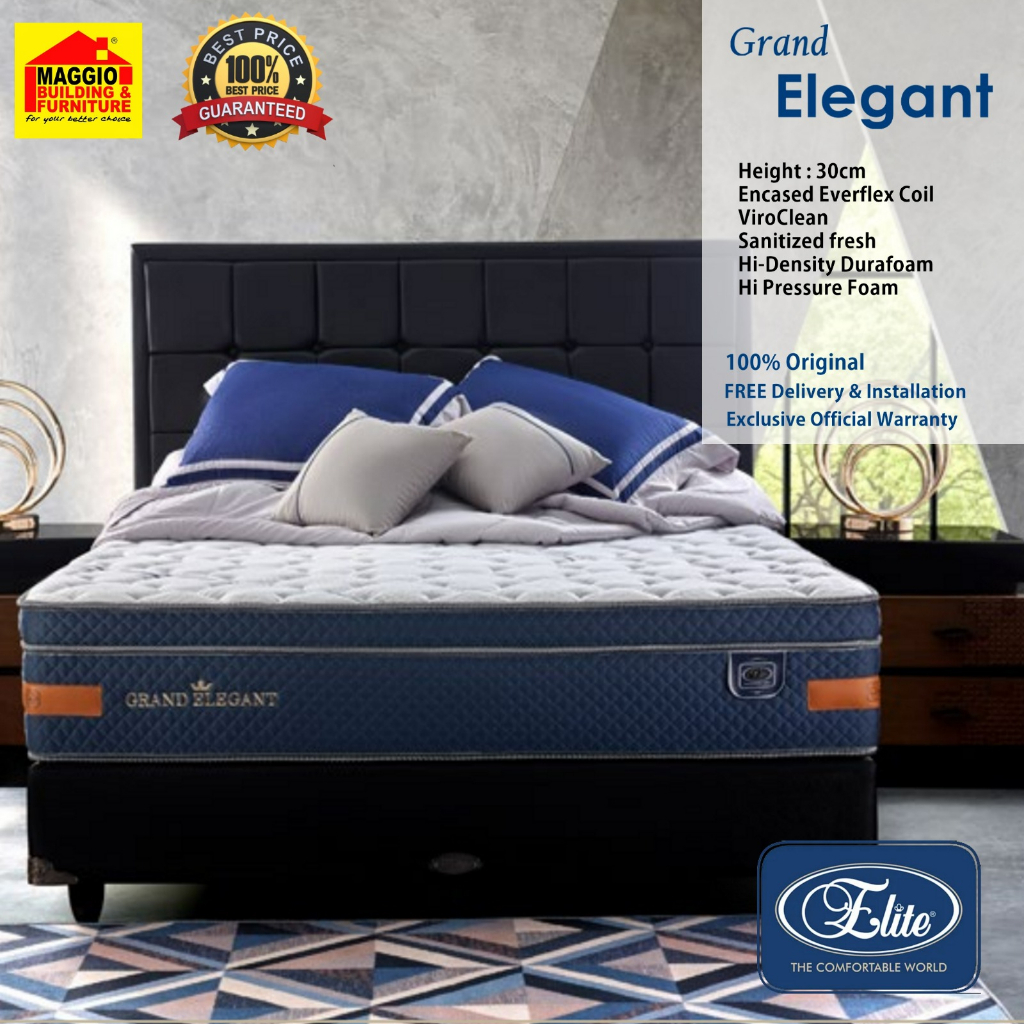 KASUR SPRINGBED ELITE - MATRAS SPRINGBED - MATRAS TIDUR - GRAND ELEGANT - ELITE