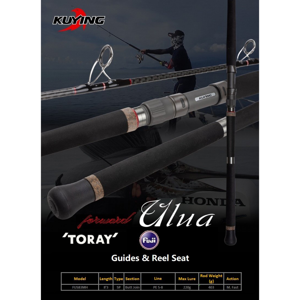 KUYING SPINNING ROD ULUA FUS-83MH