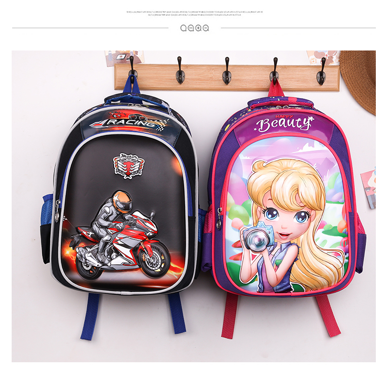 [MONA] Tas Ransel Anak Sekolah Motif Karakter Timbul 6D Cocok Buat TK dan SD Kualitas Import Premium -M0236