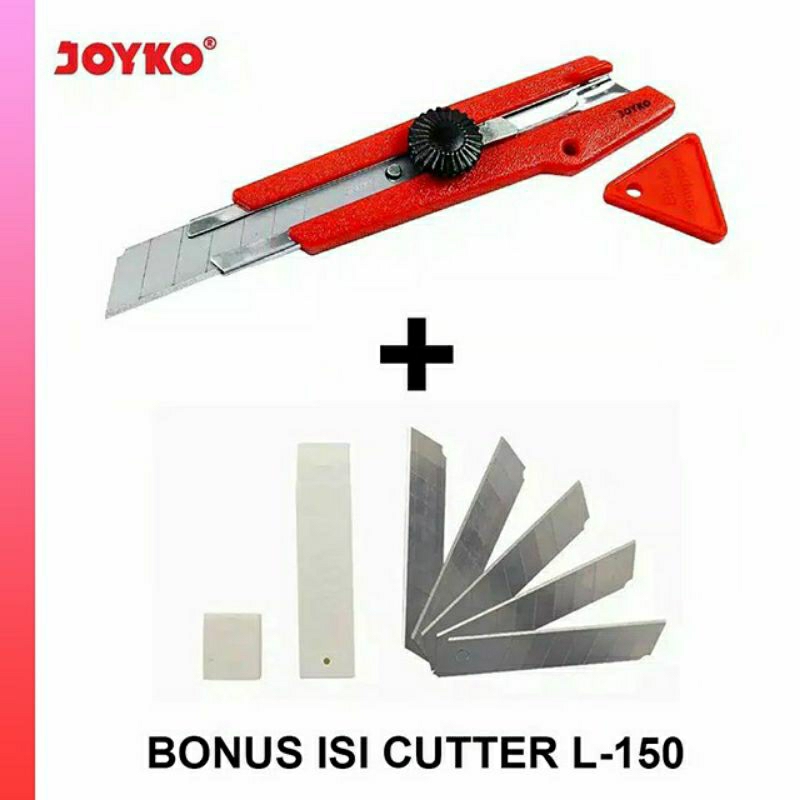 

Cutter Joyko L - 500 + isi cuterr pisau cuter kuter kater