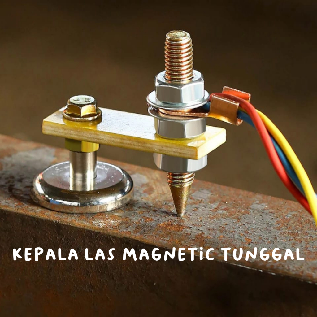 Single Magnetic Welding Ground Clamp (Kepala Las Magnetik Tunggal)