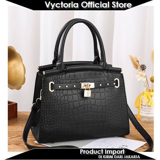 (COD) Vyctoria VOS2055 Tas Selempang Wanita Import Handbag Cantik Promo BQ3480 GT1923 LT2055 JT6610 EL5829 CR7813 3480 1923 2055 5829 7813 6610