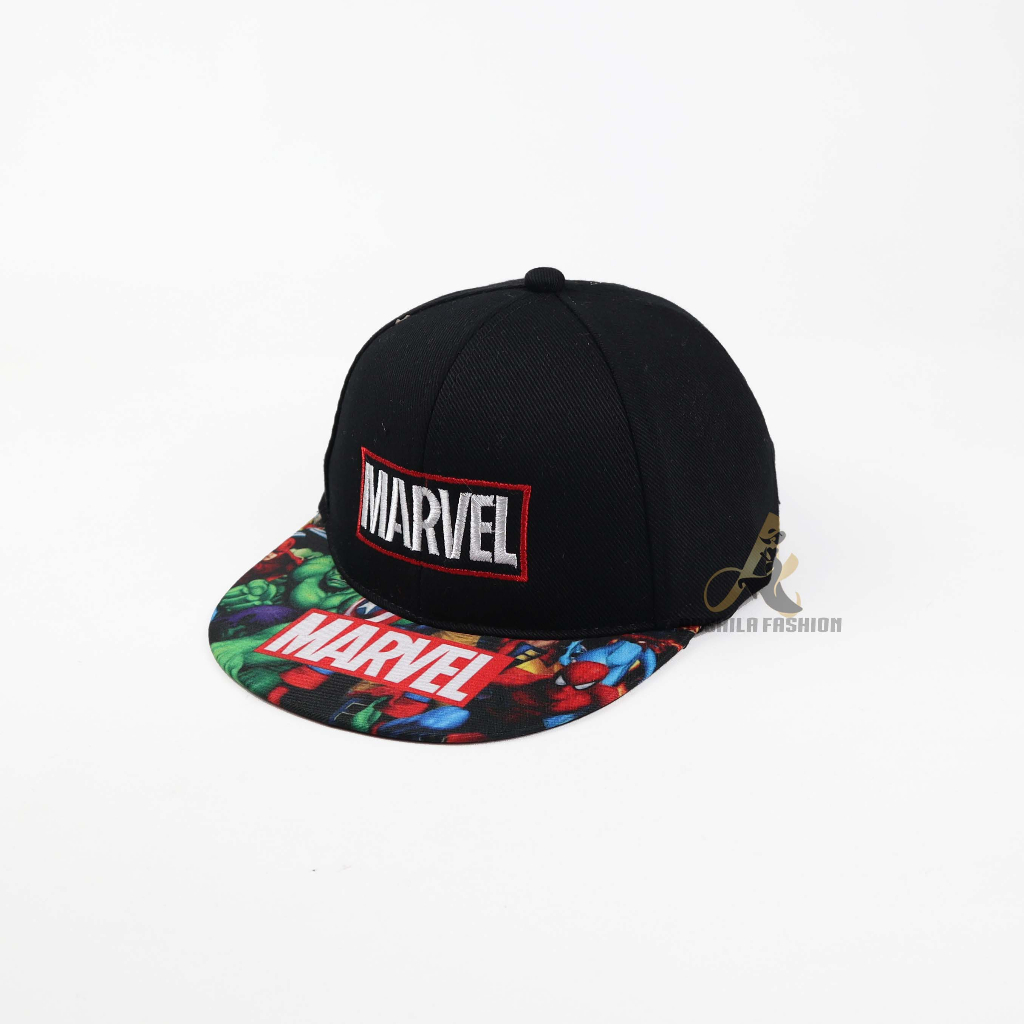 Topi Snapback Anak Laki Laki usia 3 - 10 tahun Bordir Timbul