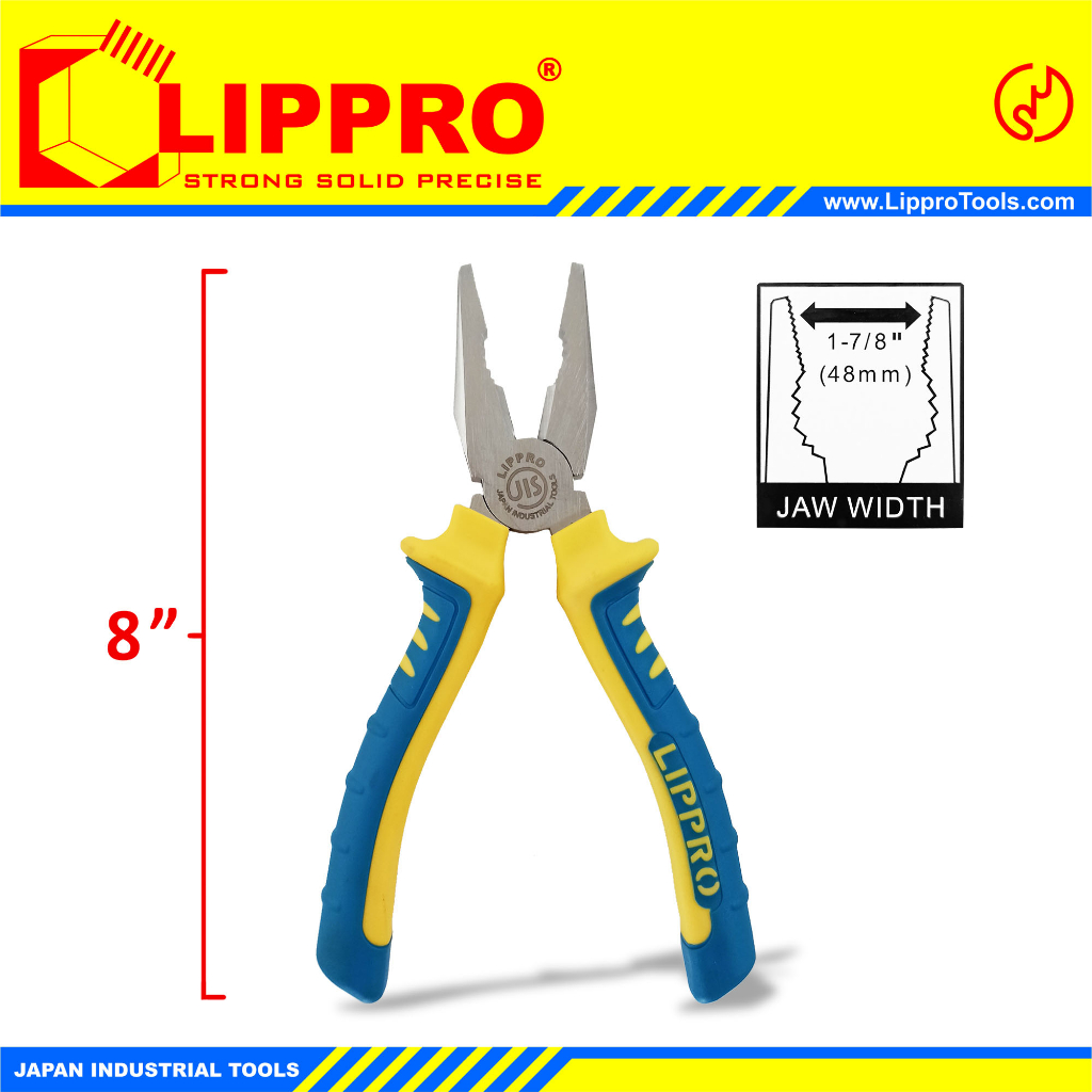 Combination Pliers / Tang Kombinasi / Tang Lippro 8"