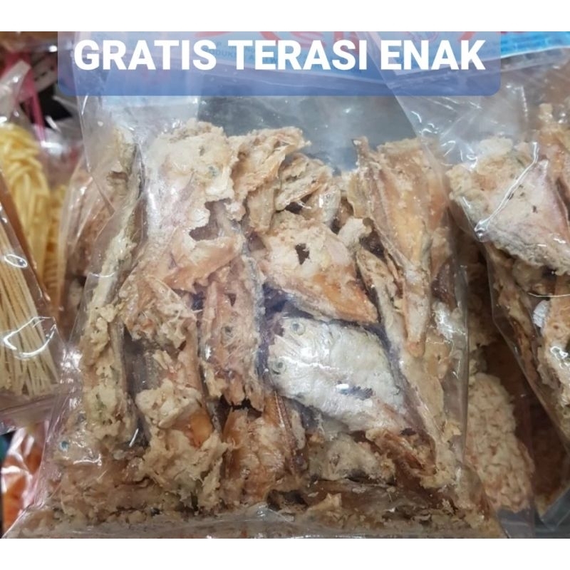 

Ikan Bilis Goreng Tepung ASIN 250gram GRATIS terasi ENAK