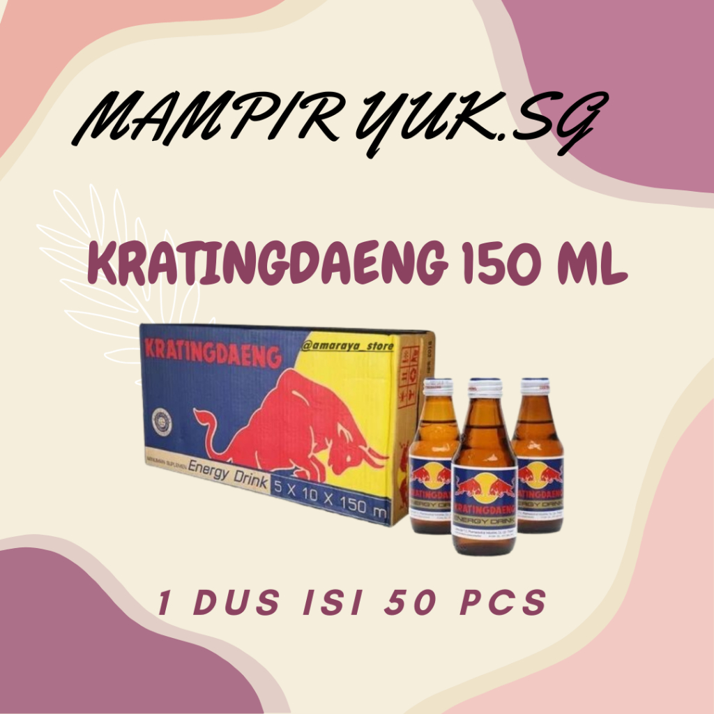 [DUS/KARTON] KRATINGDAENG 150 ML 1 DUS ISI 50 PCS