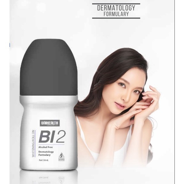 BI2 | Whitening Roll On | Deodorant | Bebas Alkohol | Roll On Memutihkan Ketiak