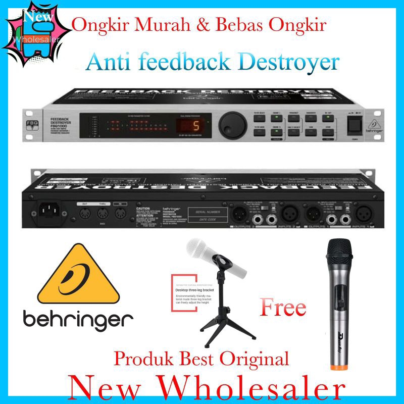 Anti feedback Behringer FBQ1000 Original Destroyer Automatic FBQ 1000