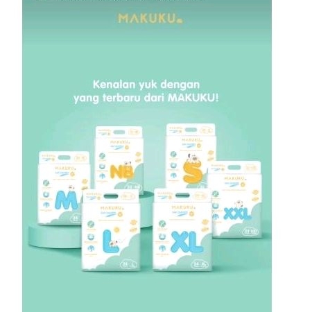 Makuku SAP Diapers Comfort+ Pants Celana Tape Perekat